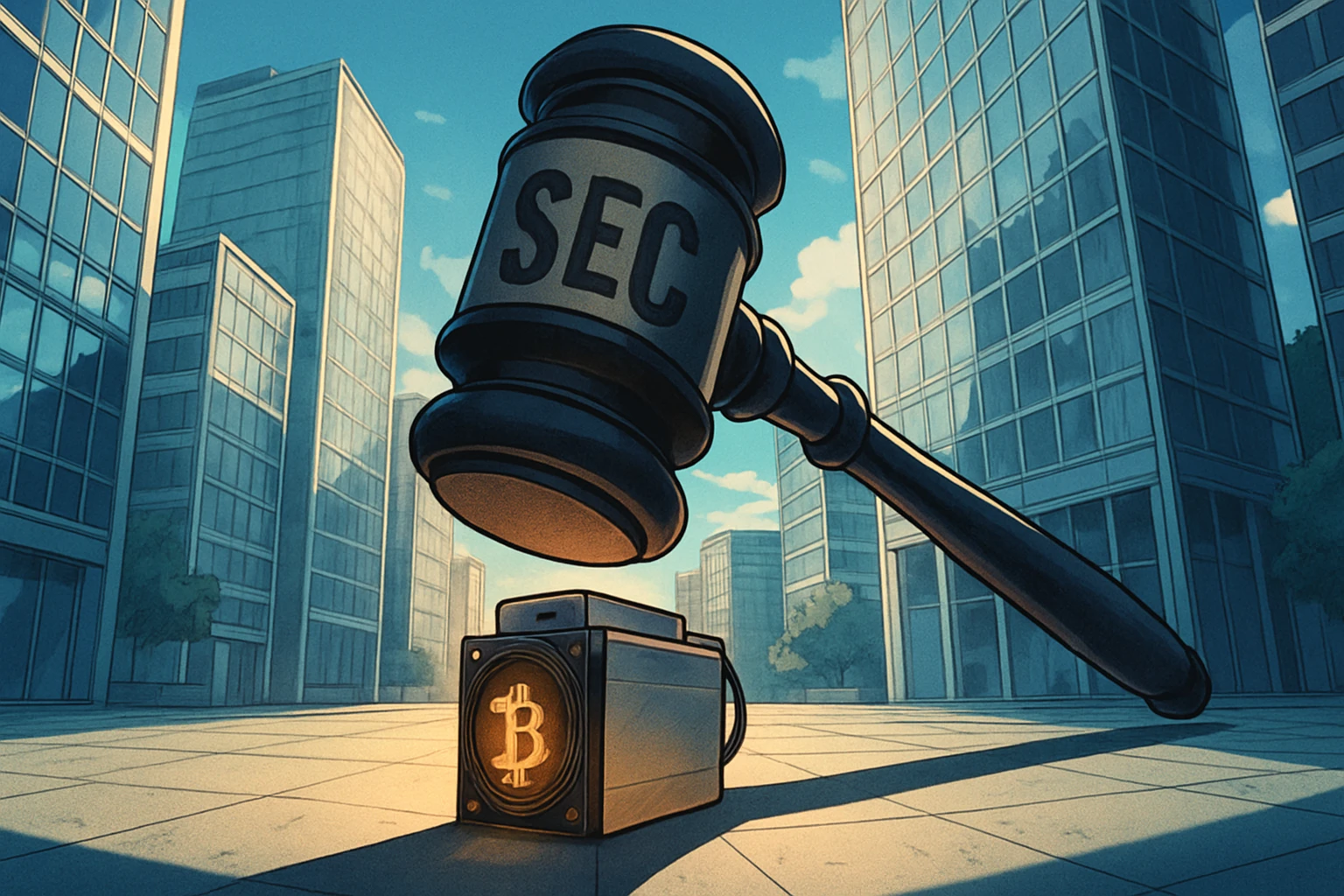 Тяжелый! Комиссия по ценным бумагам и биржам США включила майнинг биткойнов в сферу действия законов о ценных бумагах и подала в суд на горнодобывающую компанию VBit за мошенничество на сумму 95,6 млн мг.