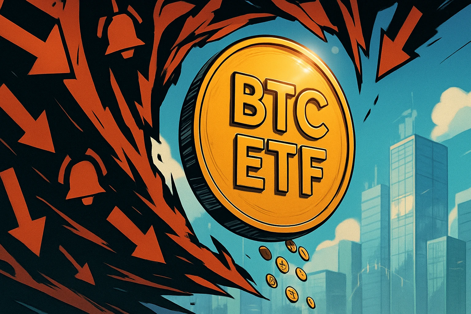 Отток средств из биткойн-ETF слишком преувеличен, и в настоящее время его недостаточно, чтобы судить о будущих тенденциях.